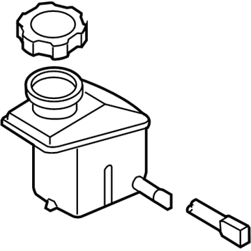 Hyundai 58511-1G000 Master Cylinder Reservoir 58511-1G000 Hyundai Master Cylinder Reservoir Illustration 1 of 1