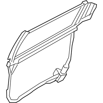 Hyundai 83352-D2000-NNB Curtain-Rear Door,LH 83352-D2000-NNB Hyundai Curtain-Rear Door,LH Illustration 1 of 1