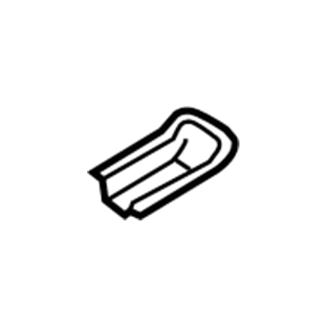 Hyundai 65614-G2000 Extension Assembly-Side Member Front,LH 65614-G2000 Hyundai Extension Assembly-Side Member Front,LH Illustration 1 of 1