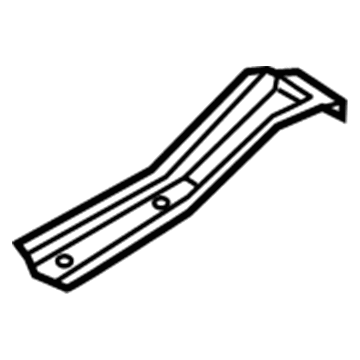 65873-G2000 Hyundai Extension-Center Floor Side Member Inner,LH Illustration 1 of 1