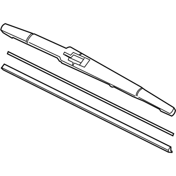 2024 Hyundai Tucson Wiper Blade - 98850-H9000