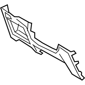 84750-G2200-T9Y Hyundai Lower Crash Pad Panel Assembly Left Hand Illustration 1 of 1