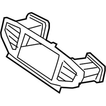 Hyundai 84740-G2100-YGE Center Facia Panel Assembly 84740-G2100-YGE Hyundai Center Facia Panel Assembly Illustration 1 of 1
