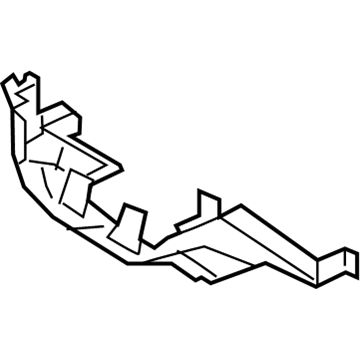Hyundai 84760-G7000-T9Y Panel Assembly-Crash Pad Center,Lower 84760-G7000-T9Y Hyundai Panel Assembly-Crash Pad Center,Lower Illustration 1 of 1