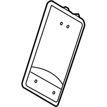 89971-A5000-RY Hyundai Board Assembly-Rear Seat ARMREST Illustration 1 of 1