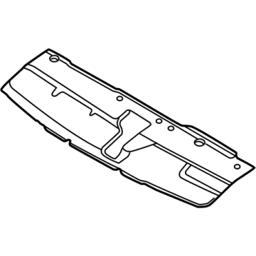 86391-P0HA0 Hyundai COVER-RADIATOR GRILLE UPR Illustration 1 of 1