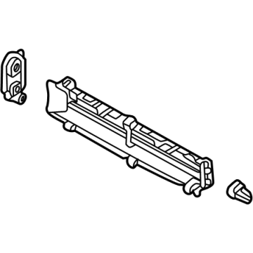Hyundai 86950-N9500 FLAP & DUCT ASSY-ACTIVE AIR 86950-N9500 Hyundai FLAP & DUCT ASSY-ACTIVE AIR Illustration 1 of 1