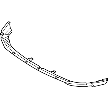 Hyundai 86512-N9GA0-CA Front Bumper Cover Lower 86512-N9GA0-CA Hyundai Front Bumper Cover Lower Illustration 1 of 1