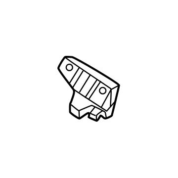 Hyundai 865B4-N9GA0 BRKT-FR BUMPER SIDE LWR,RH 865B4-N9GA0 Hyundai BRKT-FR BUMPER SIDE LWR,RH Illustration 1 of 1