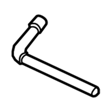 Hyundai 26710-3CGB6 Breather Hose Assembly 26710-3CGB6 Hyundai Breather Hose Assembly Illustration 1 of 1