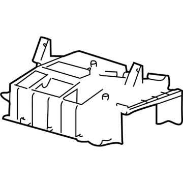 Hyundai 97206-26000 Case Assembly-Heater,Upper 97206-26000 Hyundai Case Assembly-Heater,Upper Illustration 1 of 1