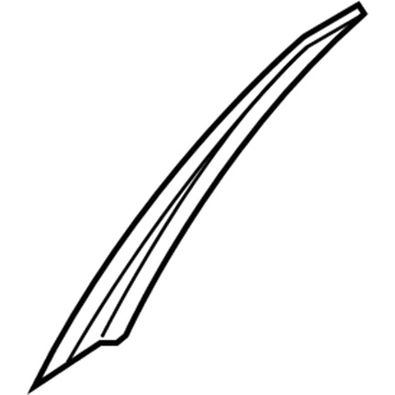 Hyundai Genesis Door Moldings - 82250-B1000-BLH