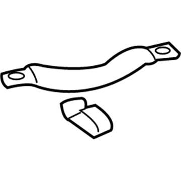 Hyundai 85340-39000-CI Roof Assist Handle Assembly 85340-39000-CI Hyundai Roof Assist Handle Assembly Illustration 1 of 1