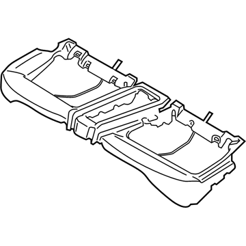 Hyundai 89110-J3000 Frame Assembly-Rear Seat Cushion 89110-J3000 Hyundai Frame Assembly-Rear Seat Cushion Illustration 1 of 1