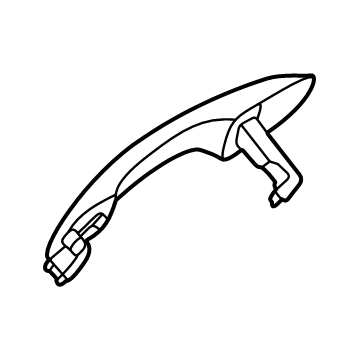 2024 Hyundai Genesis Electrified GV70 Door Handle - 83661-AR000
