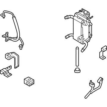 Hyundai 976W6-BF210 CONDENSER ASSY-WATER 976W6-BF210 Hyundai CONDENSER ASSY-WATER Illustration 1 of 1