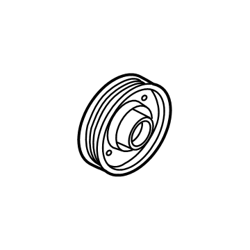 Hyundai 97643-K2100 PULLEY Assembly-A/CON Compressor 97643-K2100 Hyundai PULLEY Assembly-A/CON Compressor Illustration 1 of 1