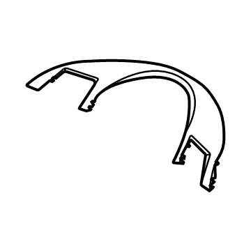 Hyundai 96750-AA000 BEZEL ASSY-UPPER 96750-AA000 Hyundai BEZEL ASSY-UPPER Illustration 1 of 1