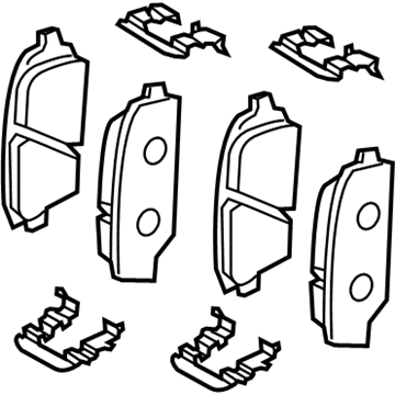 2024 Hyundai Palisade Brake Pad Set - 58101-S8A00