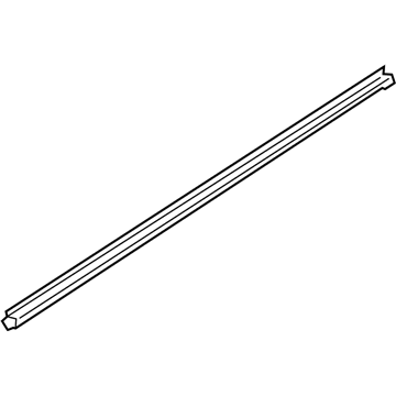 82231-J0000 Hyundai Front Door Belt Weatherstrip Inside Left Hand Illustration 1 of 1