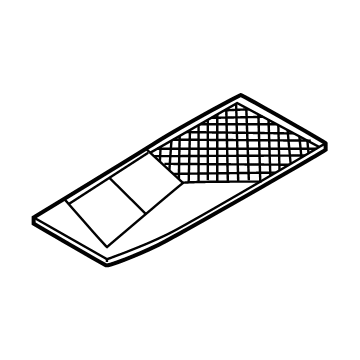Hyundai 84631-PI000-NNB MAT-CONSOLE TRAY 84631-PI000-NNB Hyundai MAT-CONSOLE TRAY Illustration 1 of 1
