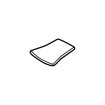84646-PI000 Hyundai MAT-REAR CONSOLE TRAY Illustration 1 of 1