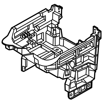 Hyundai 846F3-PI000 BRACKET-FR CONSOLE FR MTG 846F3-PI000 Hyundai BRACKET-FR CONSOLE FR MTG Illustration 1 of 1