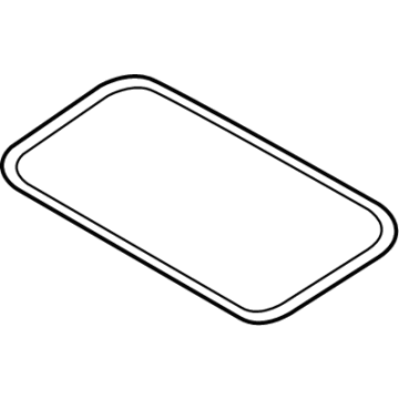 Hyundai 81613-3E010 Weatherstrip-Sunroof Glass 81613-3E010 Hyundai Weatherstrip-Sunroof Glass Illustration 1 of 1