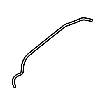 Hyundai 81683-D2000 Hose Assembly-Sunroof Drain Front 81683-D2000 Hyundai Hose Assembly-Sunroof Drain Front Illustration 1 of 1