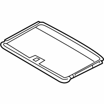 Hyundai 81666-D2010-NBD Sunroof Sunshade Assembly 81666-D2010-NBD Hyundai Sunroof Sunshade Assembly Illustration 1 of 1