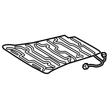 88190-F2000 Hyundai Heater-Front Seat Cushion,LH Illustration 1 of 1