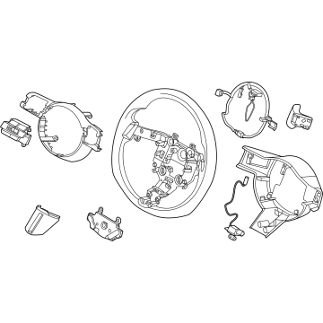 Hyundai Santa Cruz Steering Wheel - 56100-N9DD0-NNB