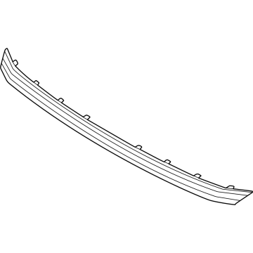 86370-AABA0 Hyundai GARNISH-RADIATOR GRILLE Illustration 1 of 1