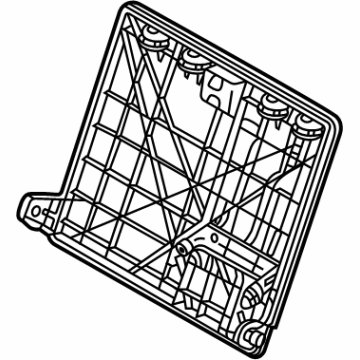 89310-L1500 Hyundai Panel Assembly-Rear Seat Back,LH Illustration 1 of 1