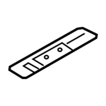 Hyundai 65537-G2700 Bracket Assembly-Battery Mounting Front Side 65537-G2700 Hyundai Bracket Assembly-Battery Mounting Front Side Illustration 1 of 1