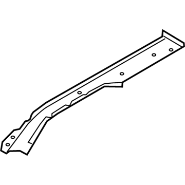 Hyundai 65517-G2000 Rear Floor Side Panel Assembly Left Hand 65517-G2000 Hyundai Rear Floor Side Panel Assembly Left Hand Illustration 1 of 1