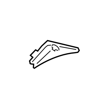 56173-F3000-TRY Hyundai Cover-Steering Wheel UPR,LH Illustration 1 of 1