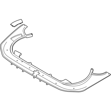 Hyundai 86361-D2500 Cover Assembly-Radiator Grille UPR 86361-D2500 Hyundai Cover Assembly-Radiator Grille UPR Illustration 1 of 1