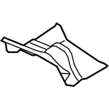 Hyundai 31220-2E000 Fuel Tank Protector 31220-2E000 Hyundai Fuel Tank Protector Illustration 1 of 1