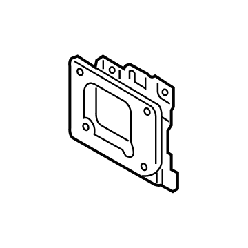 86641-D2500 Hyundai Stay-RR Bumper LH Illustration 1 of 1