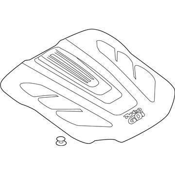 Hyundai Genesis G80 Engine Cover - 29240-3L145
