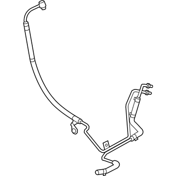 Hyundai Genesis Coupe Power Steering Hose - 57510-2M000