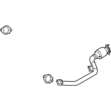 Hyundai 28600-B1140 Left Muffler Assembly 28600-B1140 Hyundai Left Muffler Assembly Illustration 1 of 1