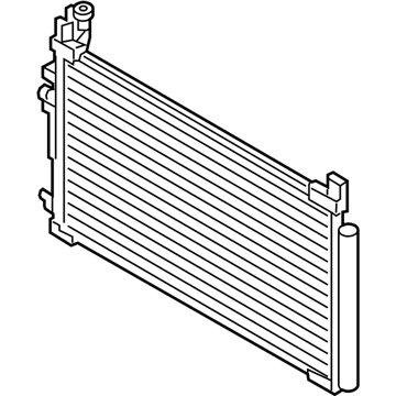 Hyundai 97606-C2500 Cooler Condenser Assembly 97606-C2500 Hyundai Cooler Condenser Assembly Illustration 1 of 1