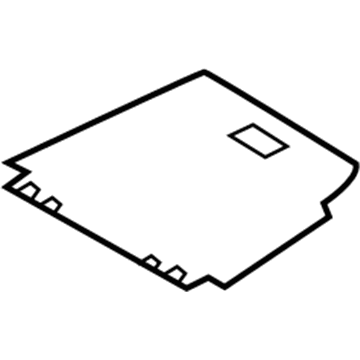 Hyundai 88145-3X000 Cover-Front Cushion Anti Noise 88145-3X000 Hyundai Cover-Front Cushion Anti Noise Illustration 1 of 1