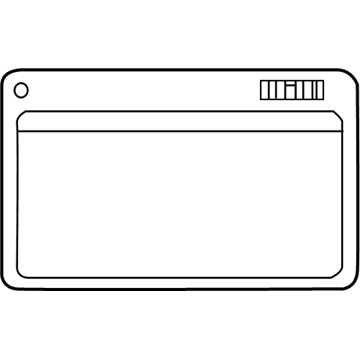 46796-D4200 Hyundai Information Tag Illustration 1 of 1