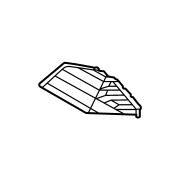 Hyundai 86562-IB000-NC5 COVER-BLANKING FRT FOG,RH 86562-IB000-NC5 Hyundai COVER-BLANKING FRT FOG,RH Illustration 1 of 1