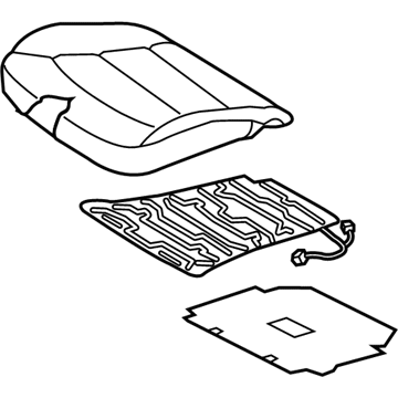 2020 Hyundai Elantra Seat Cushion - 88100-F2141-XFJ