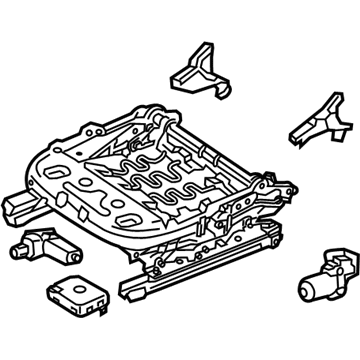 Hyundai 88500-F2120-TRY Adjuster Assembly-Front Seat,LH 88500-F2120-TRY Hyundai Adjuster Assembly-Front Seat,LH Illustration 1 of 1