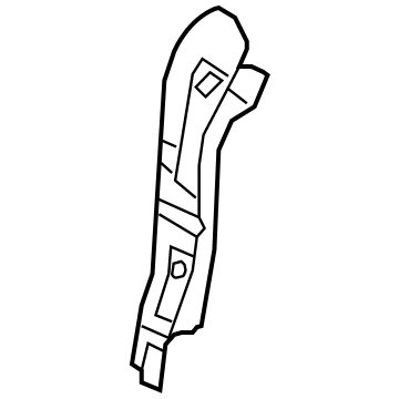 64556-D2500 Hyundai EXTN-Shock ABSORBER HSG FR,LH Illustration 1 of 1